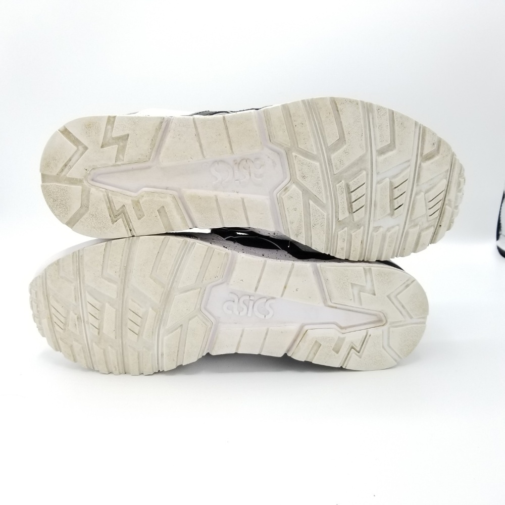 Asics Gel Lyte V 5 Mens Leather Black White Shoes - Picture 8 of 8